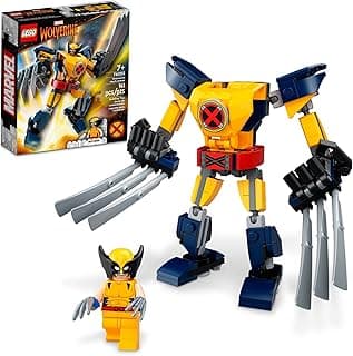 Marvel Wolverine Mech Armor 76202 Building Kit; Collectible Mech and Minifigure for Wolverine Fans Aged 7+ (141 Pieces) LEGO Set #76202 Discount Deal - Save 11.1% OFF MSRP