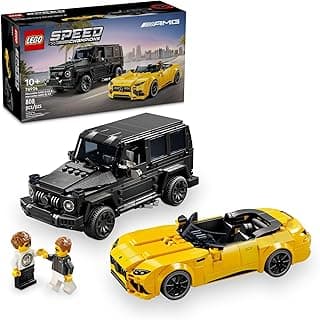 Speed Champions Mercedes-AMG G 63 & Mercedes-AMG SL 63 Building Toys - Kids Pretend Play Toy Cars for Boys & Girls, Ages 10+ Years - Gifts for Christmas - 76924 LEGO Set #76924 Discount Deal - Save 44.4% OFF MSRP