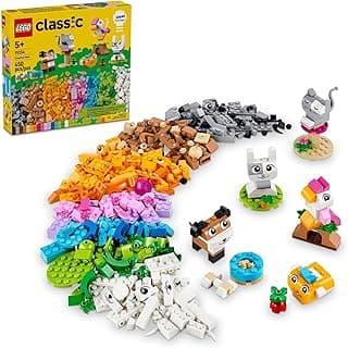 Classic Creative Pets, Building Brick Animals Toy, Kids Build a Dog, Cat, Rabbit, Hamster and Bird, Gift for Animal-Loving Boys and Girls Aged 5 and Up, Great Build Together Toy, 11034 LEGO Set #11034 Discount Deal - Save 20.1% OFF MSRP