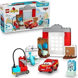 DUPLO Disney and Pixar Cars McQueen’s Visit to Doc’s Garage - Lightning McQueen Cars Toy for Preschool Boys and Girls 2+ - Pretend Play and Sensory Toddler Toy - Gift Idea for Birthdays - 10456 LEGO Set #10456 Discount Deal - Save 15.0% OFF MSRP