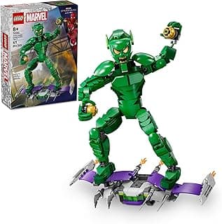 Marvel Green Goblin Construction Figure - Building Toy for Boys & Girls, Ages 8+ - Marvel Villain Action Figure W/Glider and Pumpkin Bombs - Gift for Fans - 76284 LEGO Set #76284 Discount Deal - Save 25.6% OFF MSRP